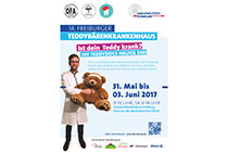 Plakat: Teddybären-Krankrankenhaus